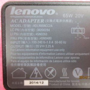Cargador Lenovo Original ADLX65NCC2A, 65W, 20V, 3.25A_5