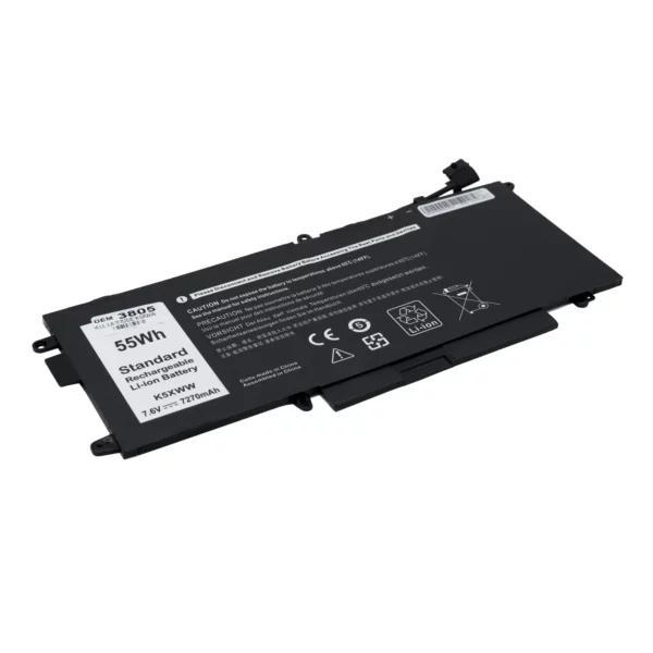 Batería para Dell K5XWW - 55Wh - 7.6V - 7270mAh
