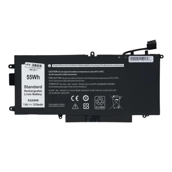 Batería para Dell K5XWW - 55Wh - 7.6V - 7270mAh_1