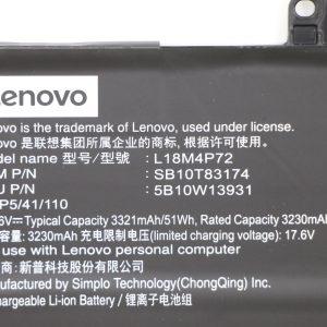 Bateria Lenovo Original L18M4P72, 51Wh, 15.28V_4
