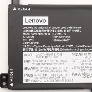 Bateria Lenovo Original L21M4P77, 72Wh, 15.52V_4