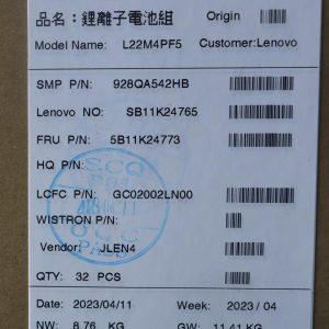 Bateria Lenovo Original L22M4PF5, 75Wh, 15.56V_4