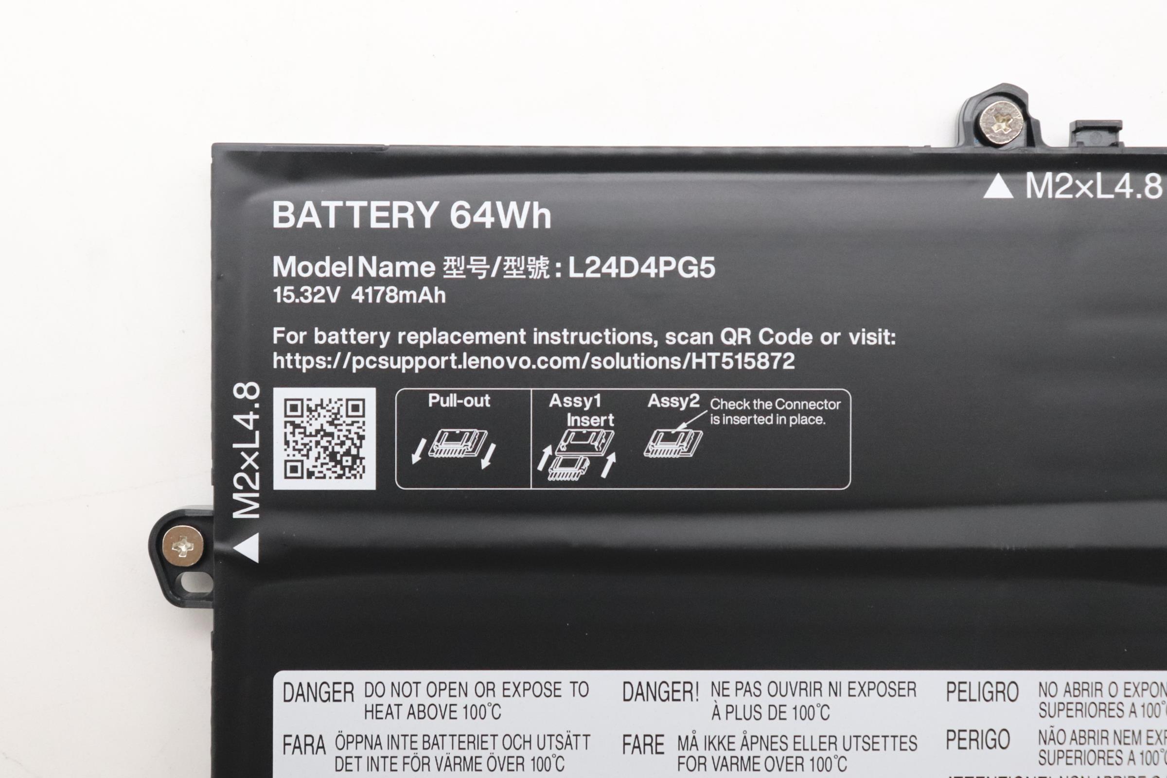 Bateria Lenovo Original L24D4PG5, 64Wh, 15.32V_4