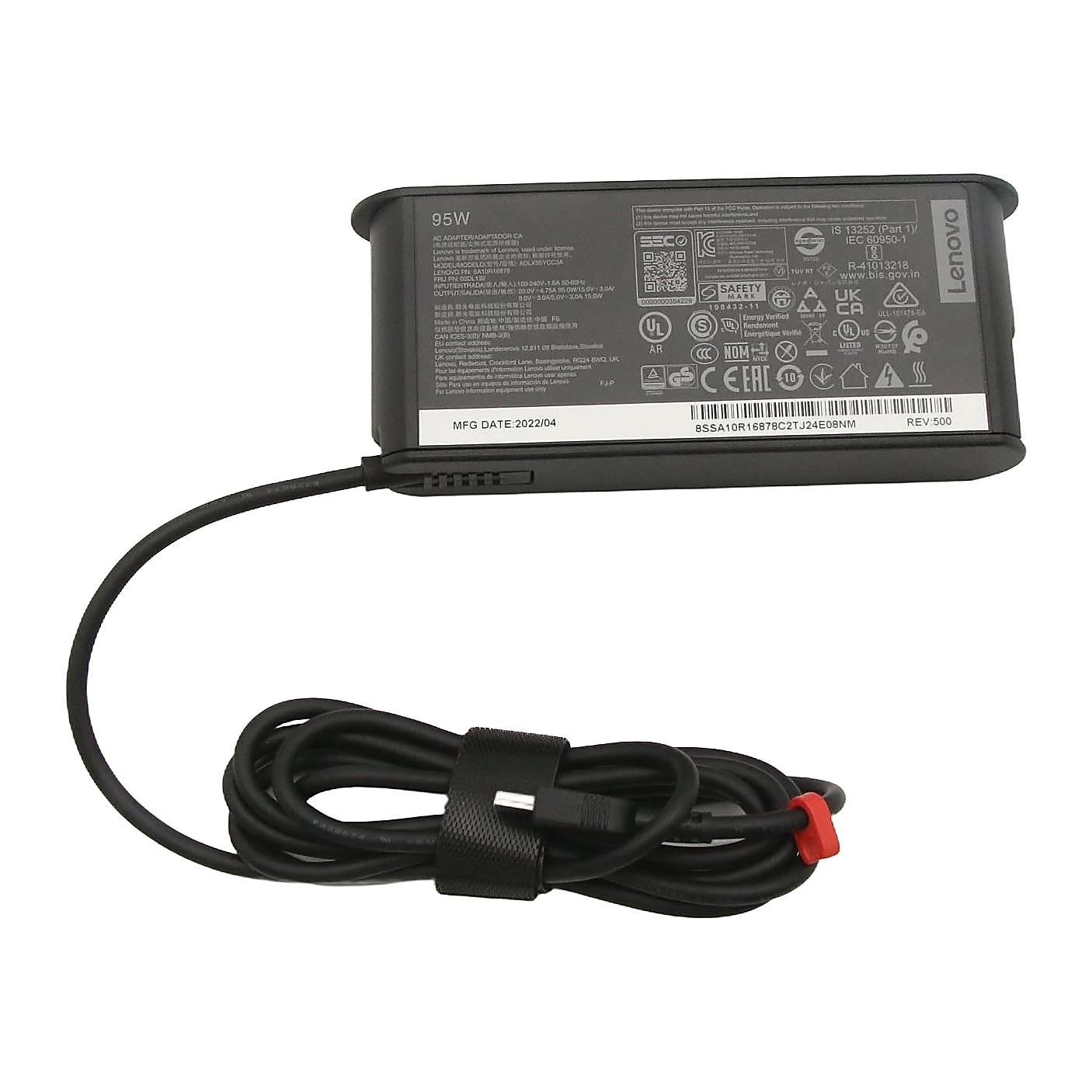 Cargador Lenovo Original ADLX95YCC3A, 95W, 20V, 4.75A