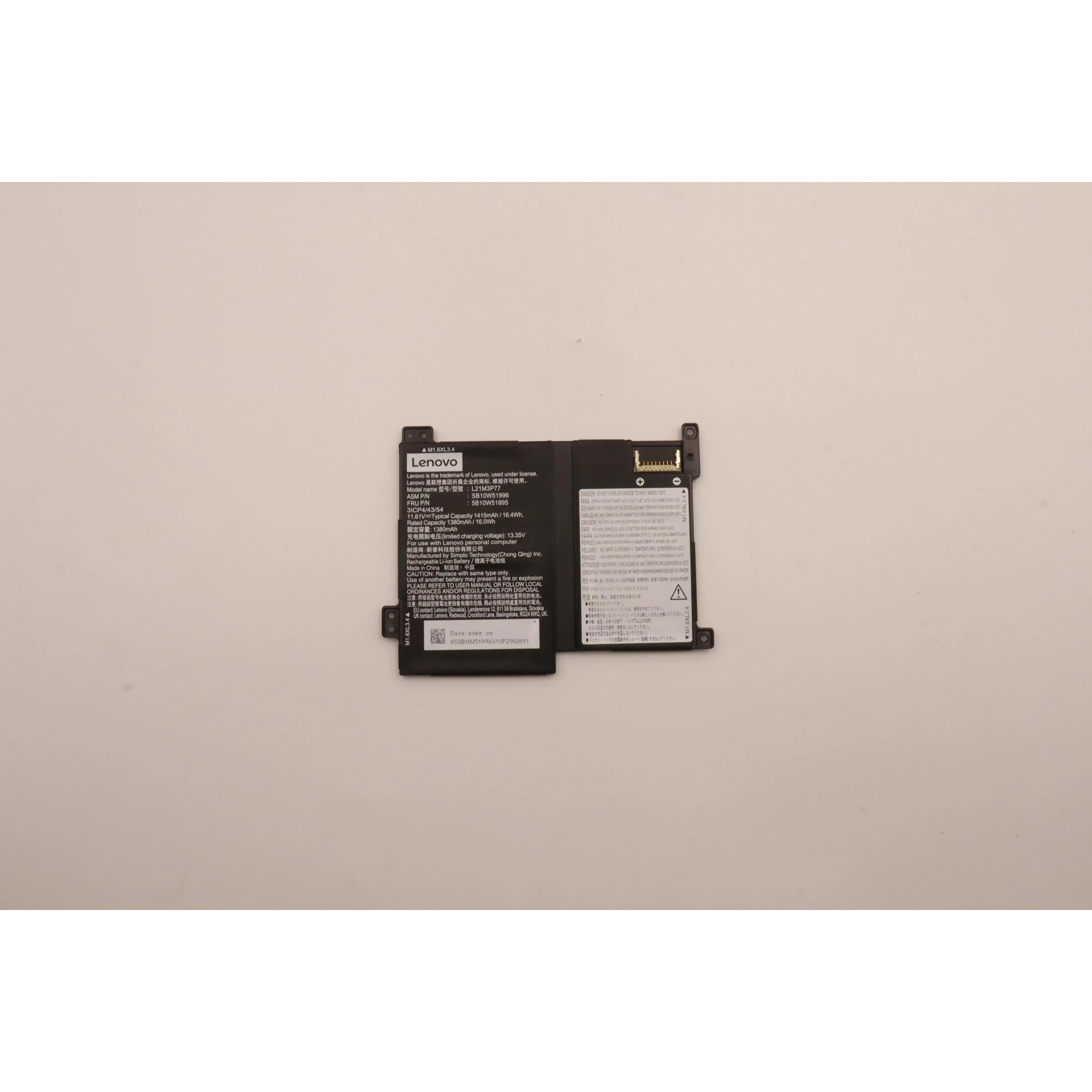 Bateria Lenovo Original L21M3P77, 16.4Wh, 11.61V