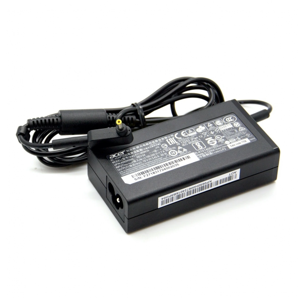 Cargador Acer 65W 3.0 x 1.1mm - 19V - 3.42A - Imagen 4