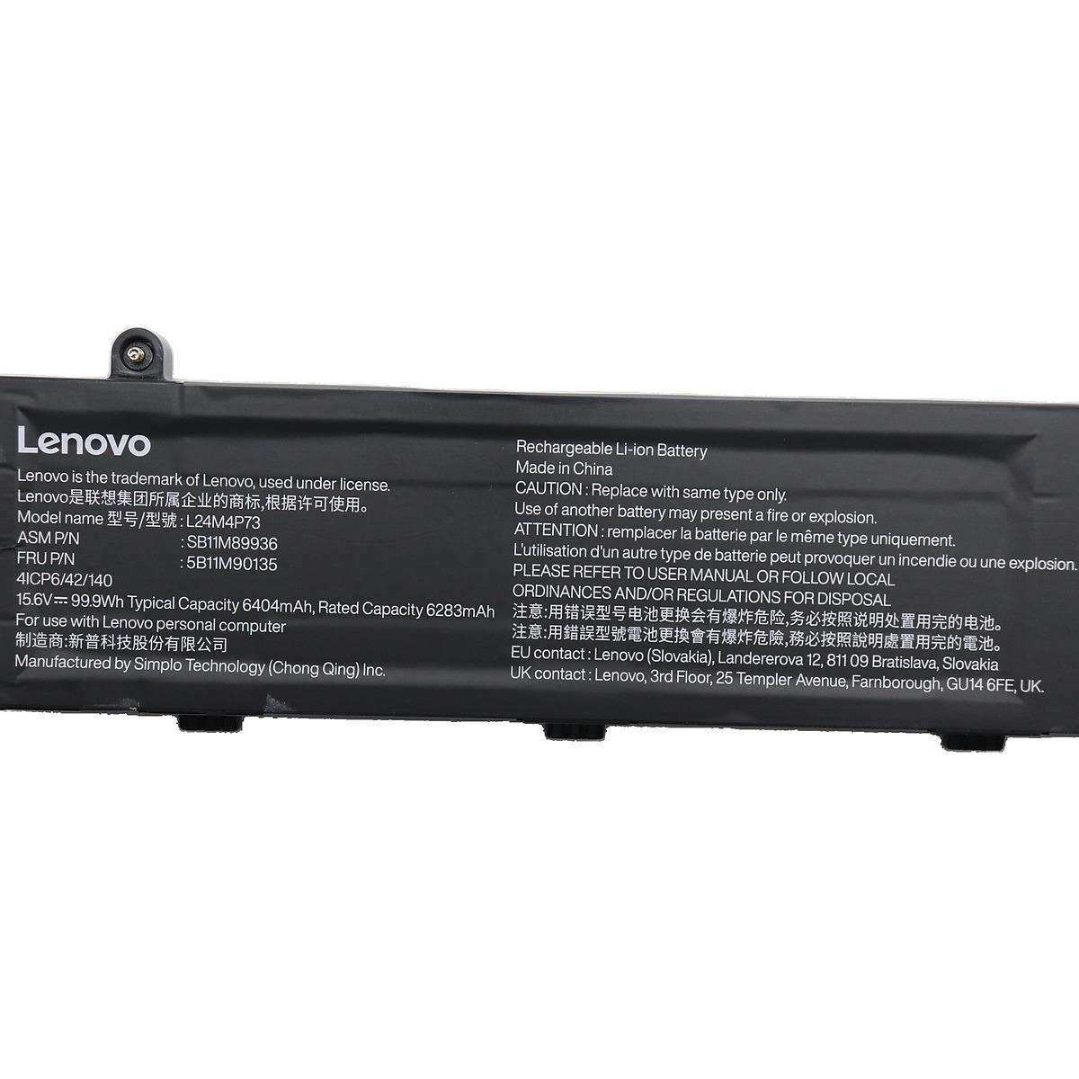 Bateria Lenovo Original L24M4P73, 99Wh, 15.6V - Imagen 5
